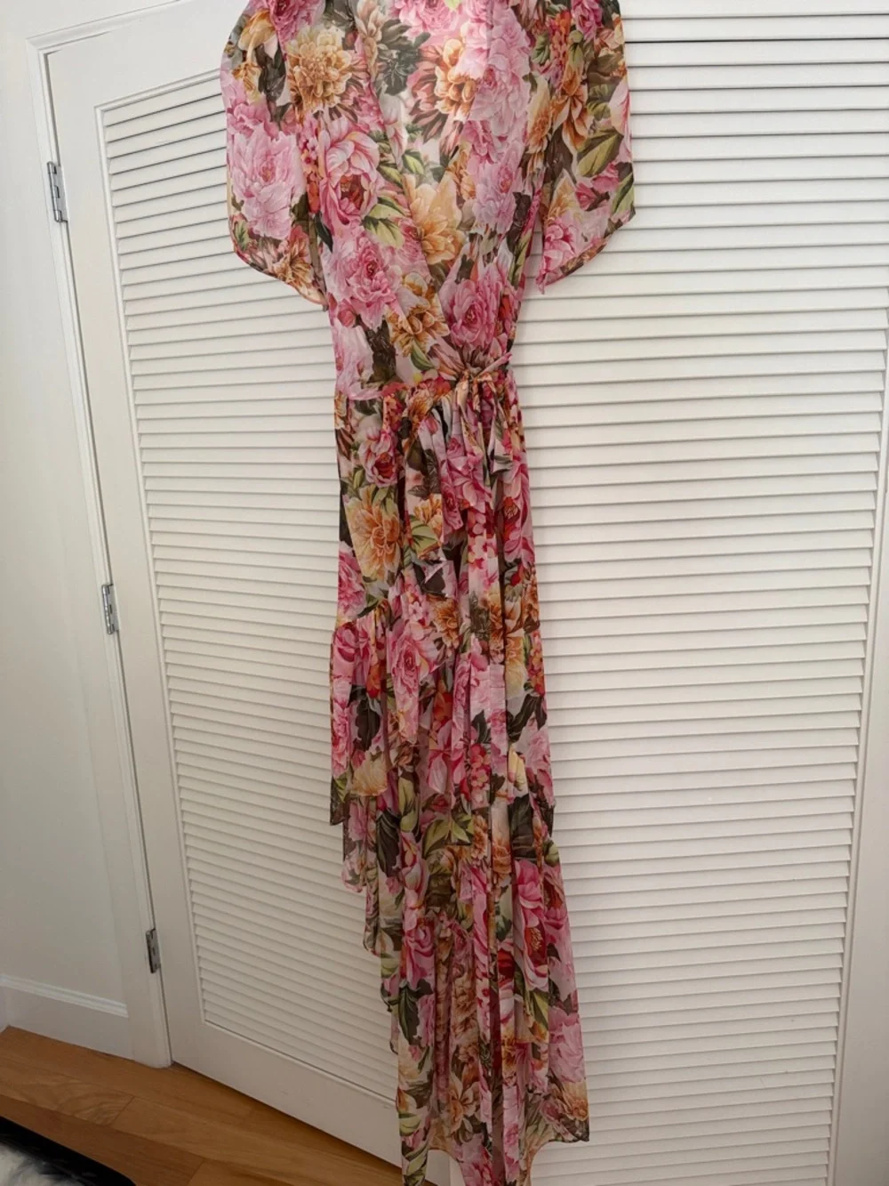Bronx and Banco Pink Floral Maxi Dress - Picture 2 of 8